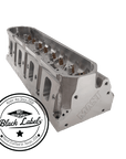 Black Label Cylinder Heads LS7 305cc 4.125" (+) Bore - Pair Black Label CNC Cylinder Head - Stainless Steel or Titanium Valves - Jesel Pattern - Solid Roller