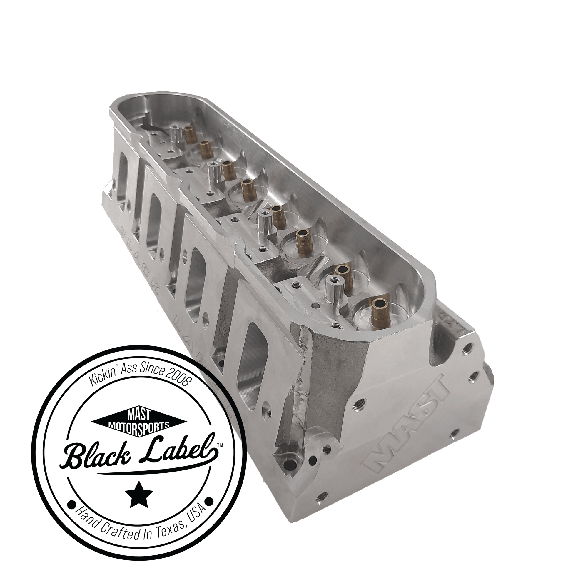 Black Label Cylinder Heads LS3 255cc 4.000&quot; (+) Bore - Single Black Label CNC Cylinder Head - Bare