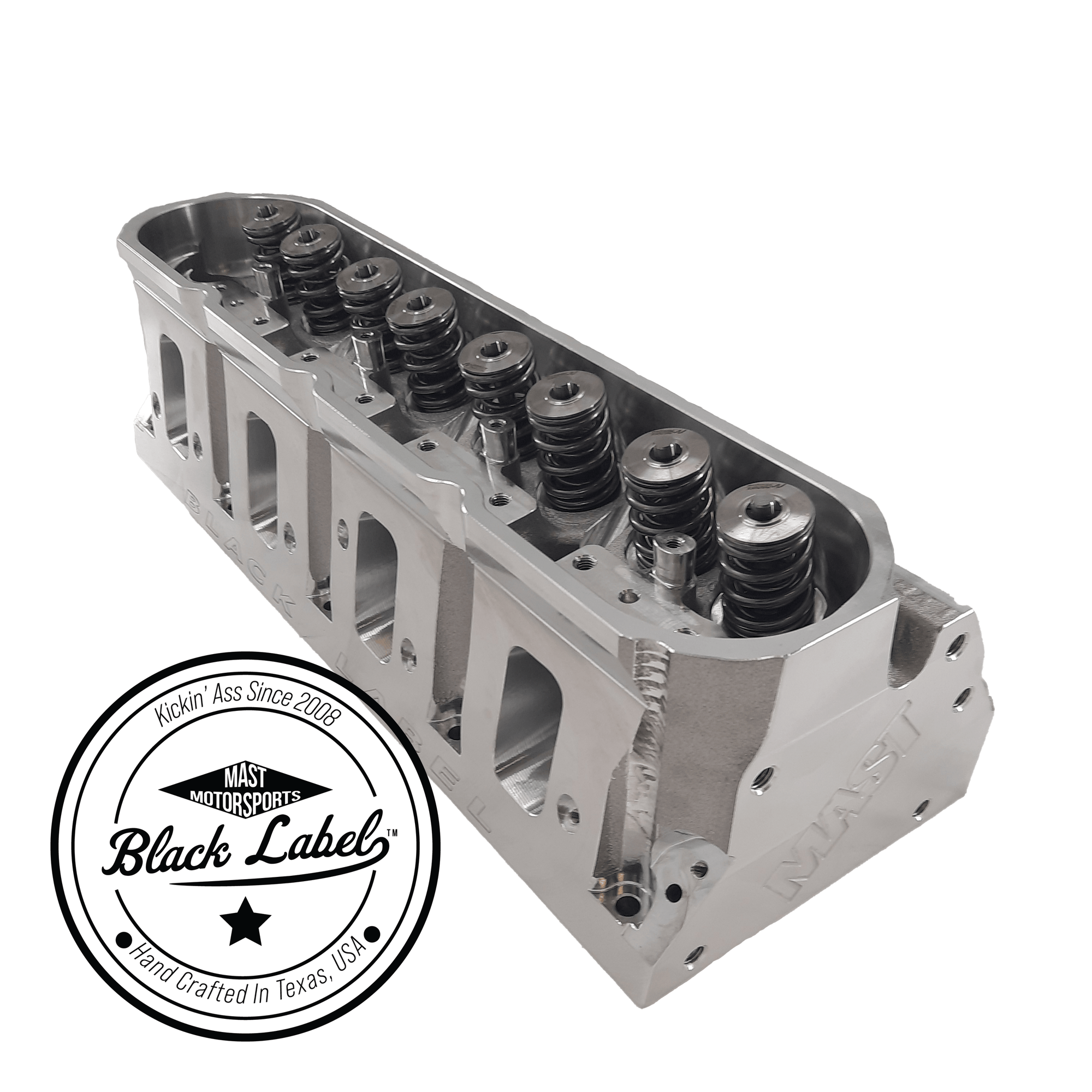 Black Label Cylinder Heads LS3 295cc 4.125&quot; (+) Bore - Pair Black Label CNC Cylinder Heads - Stainless Steel or Titanium Valves - Jesel Pattern