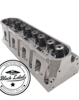 LS3 295cc 4.125" (+) Bore - Pair Black Label CNC Cylinder Heads - Stainless Steel or Titanium Valves - Solid Roller