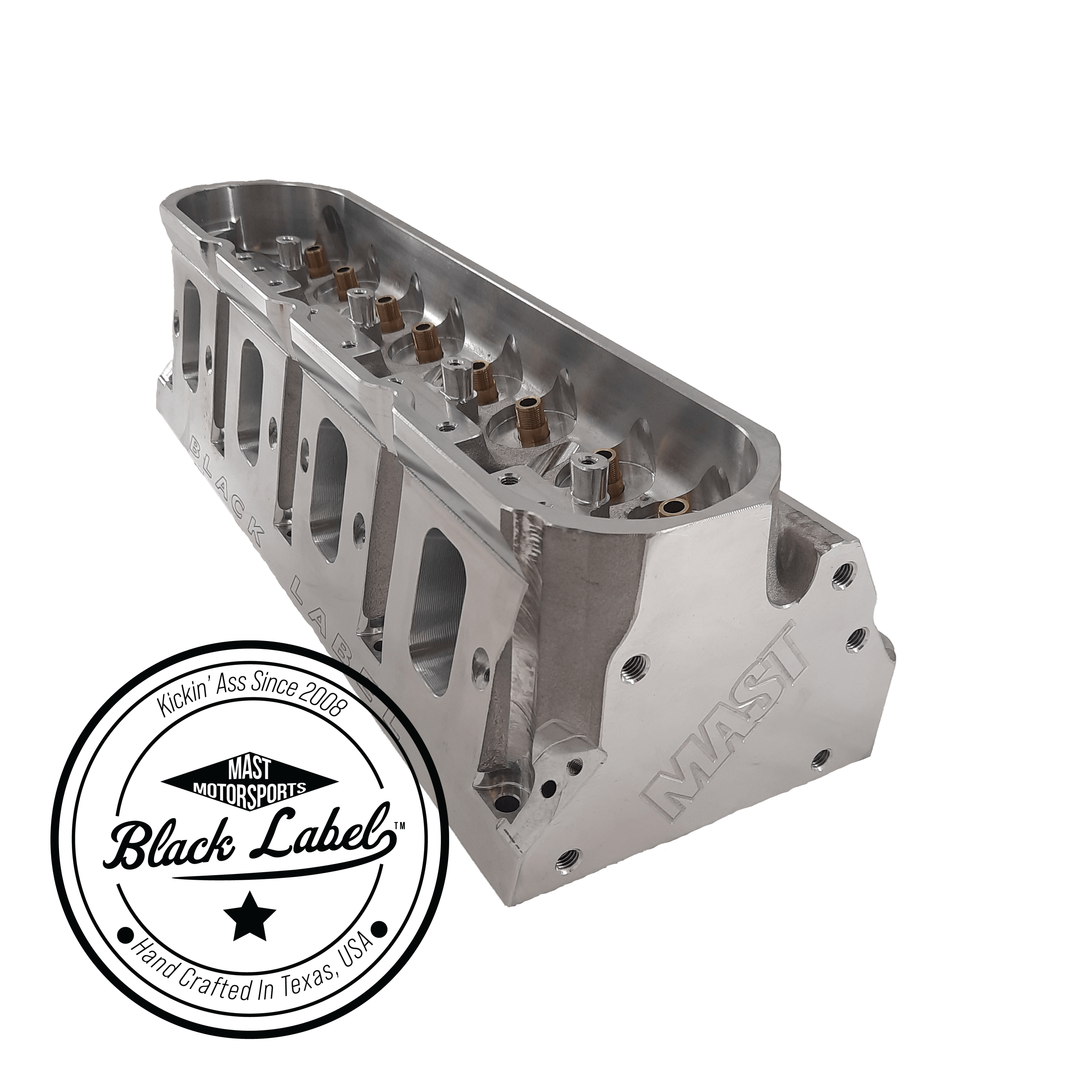 LS7 305cc 4.125" (+) Bore Pair Black Label CNC Cylinder Head Stain