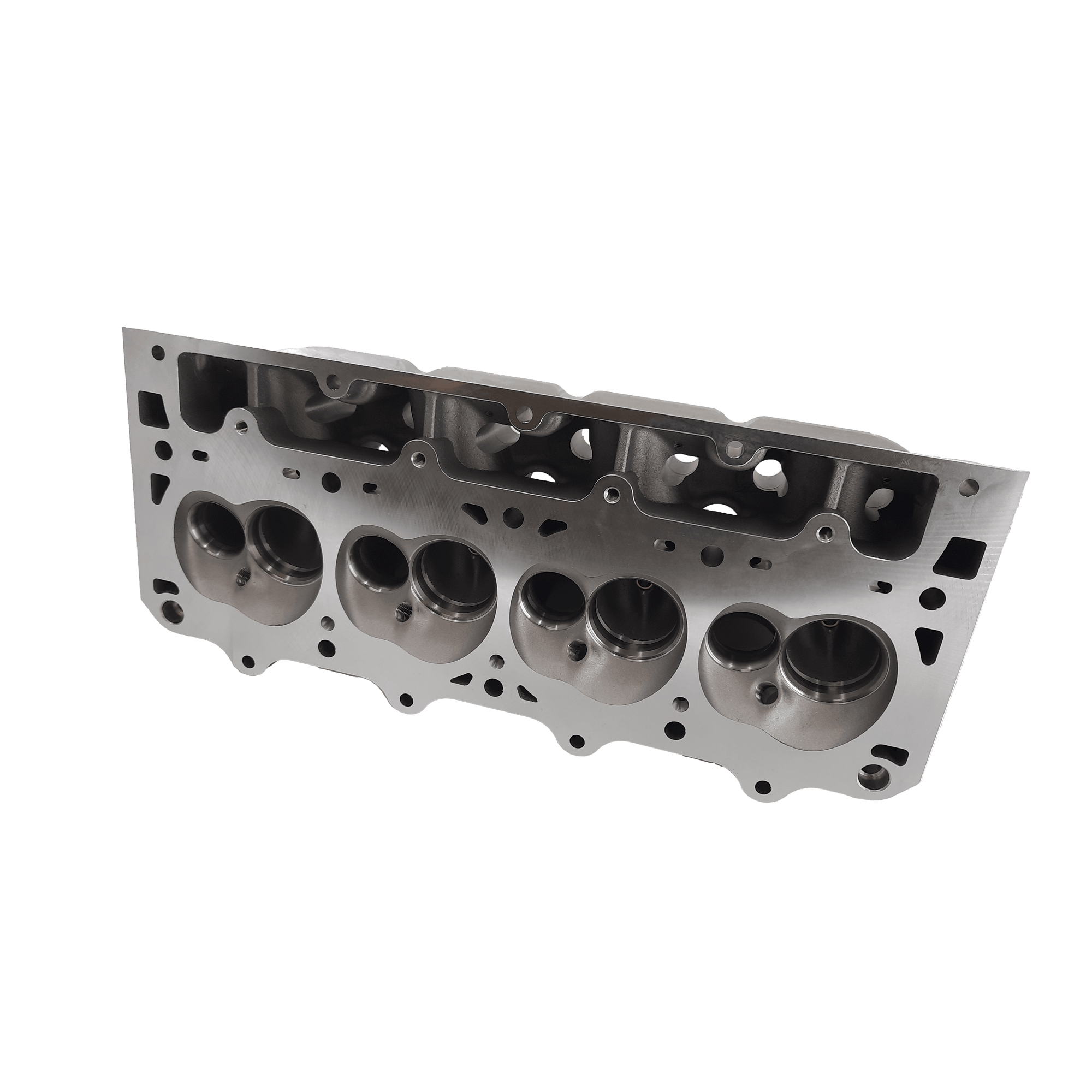 Factory Mast Cylinder Heads Stainless Steel Valves Cathedral/LS3 Small Bore | Factory Mast | As Cast | Cylinder Head - Pair w/ Valves