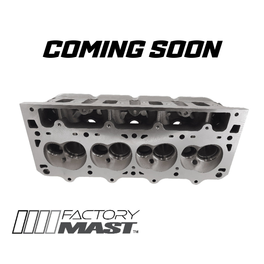 Factory Mast Cylinder Heads Stainless Steel Valves Cathedral/LS3 Small Bore | Factory Mast | As Cast | Cylinder Head - Pair w/ Valves