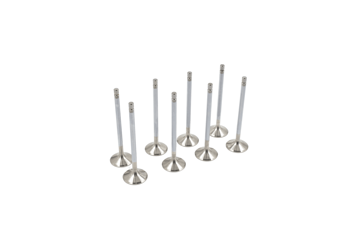 Supertech Valve Kit Exhaust Valve Kit 1.600 Dia - 5.450 Valve Length Hydraulic Lifter - Standard Stainless  - 8pcs