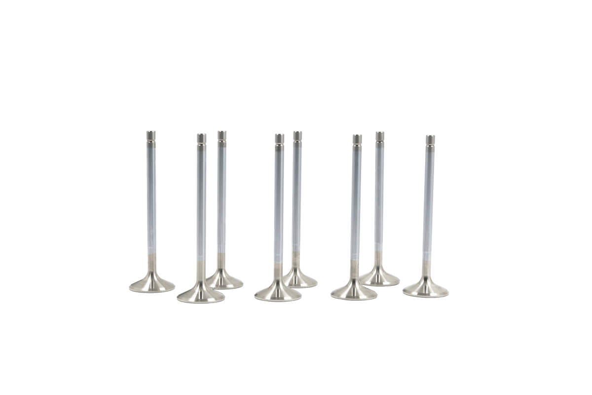 Supertech Valve Kit Exhaust Valve Kit 1.600 Dia - 5.450 Valve Length Hydraulic Lifter - Standard Stainless  - 8pcs