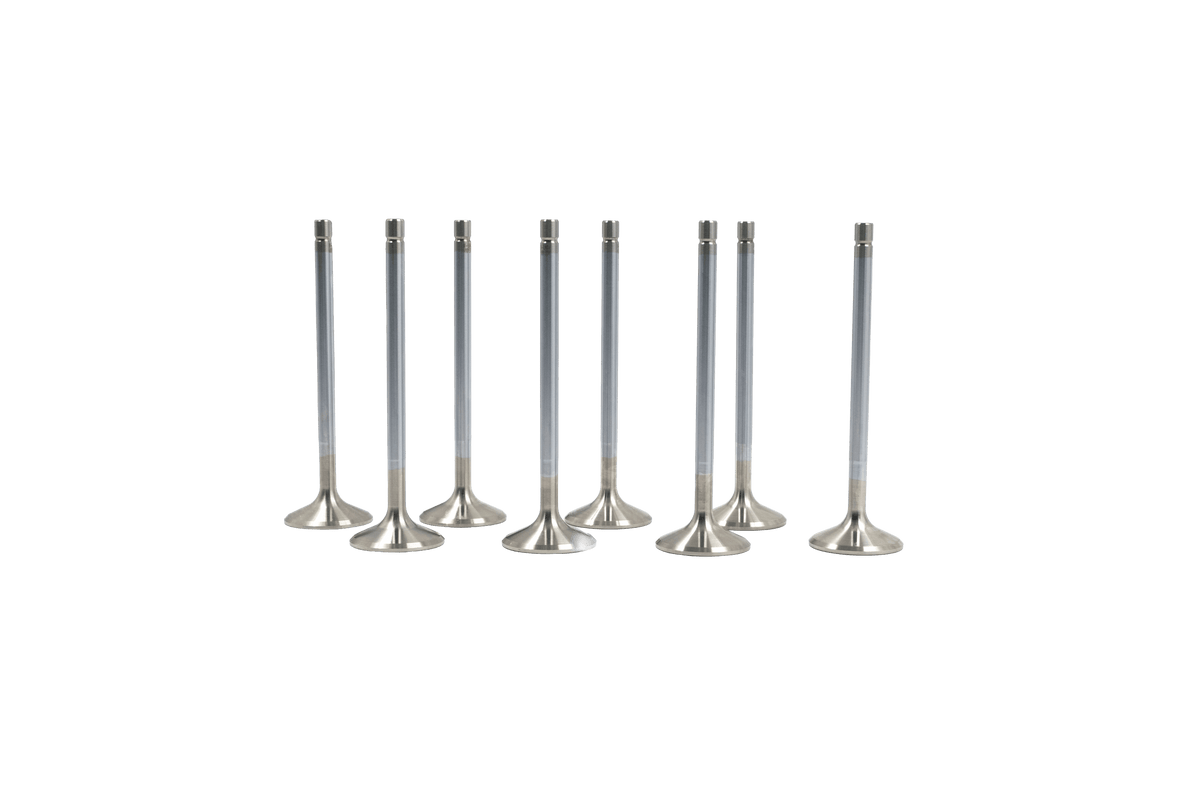 Supertech Valve Kit Exhaust Valve Kit 1.600 Dia - 5.450 Valve Length Hydraulic Lifter - Standard Stainless  - 8pcs