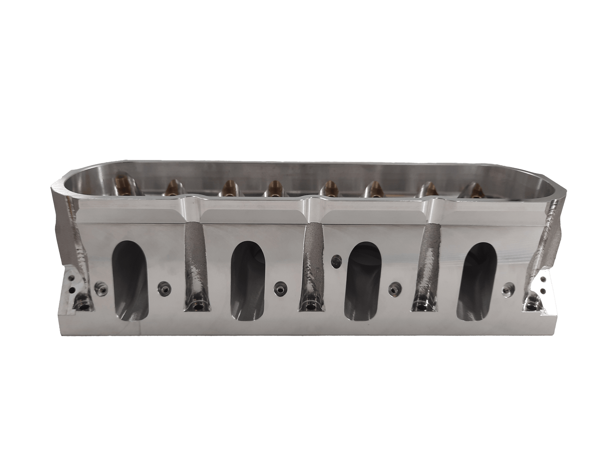 Black Label Cylinder Heads Cathedral Port 295cc 4.125&quot; (+) Bore - Single Black Label CNC Cylinder Head - Bare