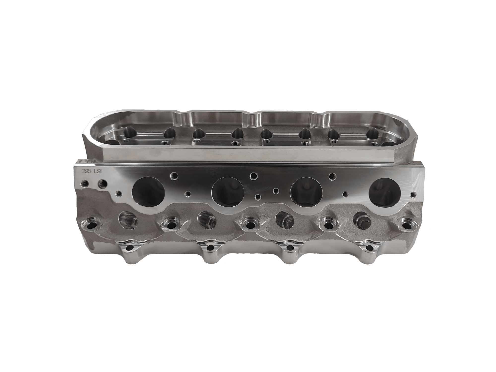 Black Label Cylinder Heads Cathedral Port 295cc 4.125&quot; (+) Bore - Single Black Label CNC Cylinder Head - Bare