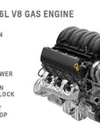 Factory Mast Engine Block Standard - Factory Main Bolts LT Cast Iron LTX  - Gen V Cast Iron  - L8T - 6.6 Truck Block