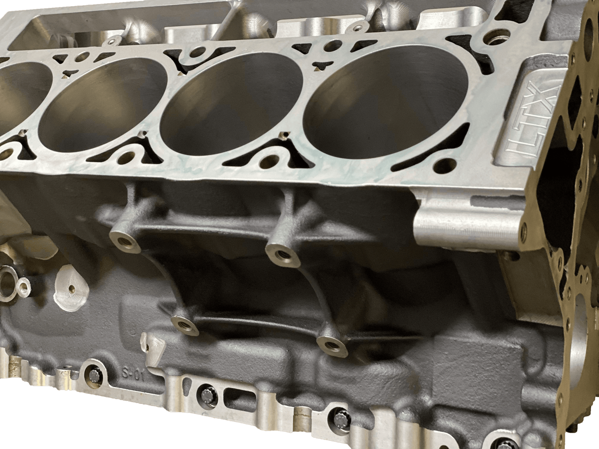 Factory Mast Engine Block Super Lightened L8T- LTX Block Super Lightened LT Cast Iron LTX  - Gen V Cast Iron  - L8T - 6.6 Truck Block