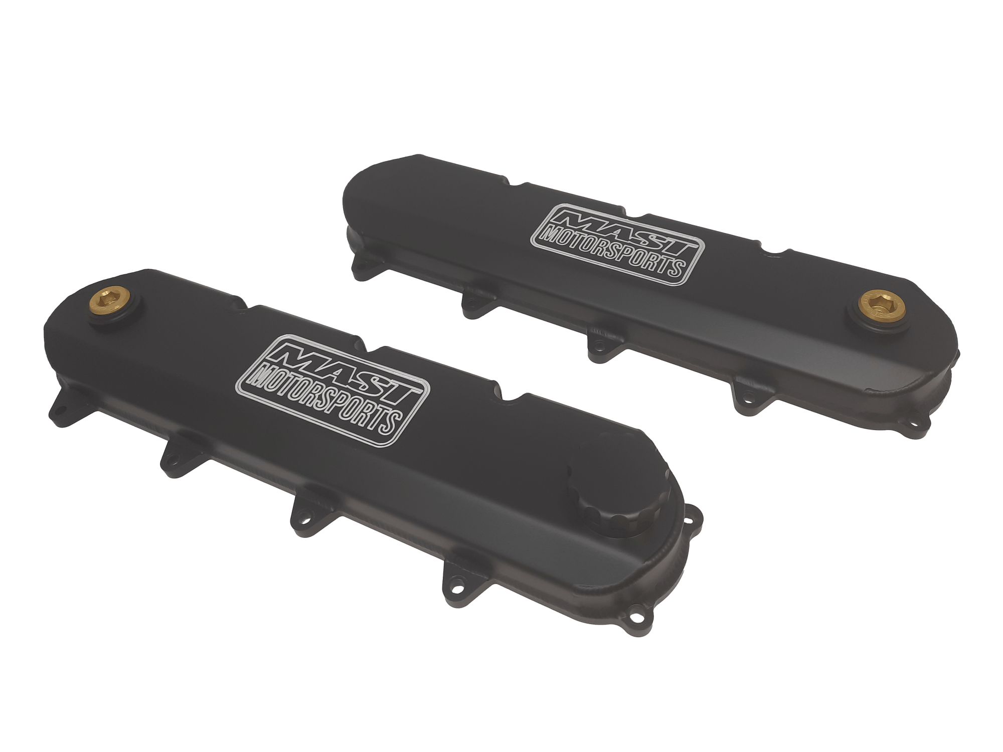 Factory Mast Valve Cover Black Powder Coat LT Valve Cover- Fabricated Aluminum