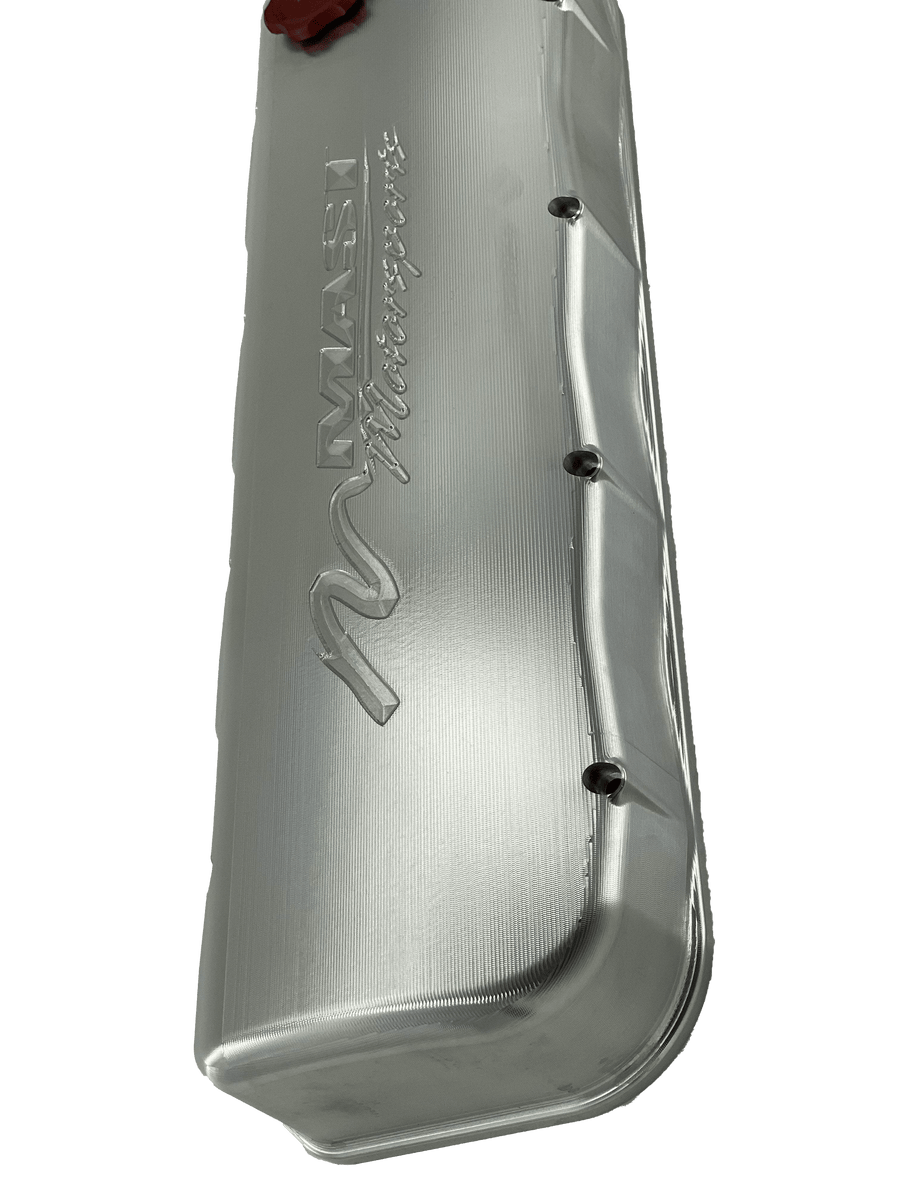 Mast Motorsports Valve Cover Mozez Billet Aluminum Valve Covers - Natural Finish - Pair