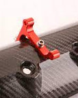performance design Valve Cover 12 AN breather & Oil Cap - Coil Mount Red LS Carbon Fiber Street Valve Covers - Pair